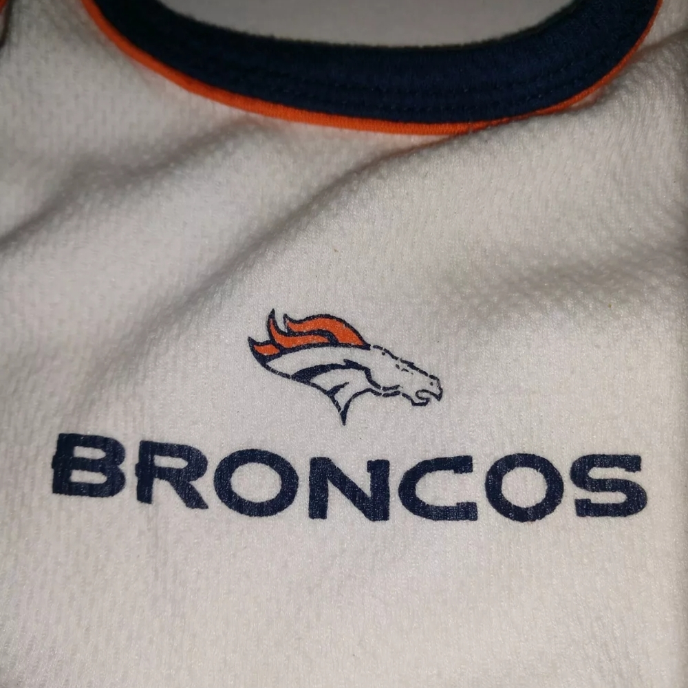 NFL Denver Broncos Baby Infant Bib Pony Football